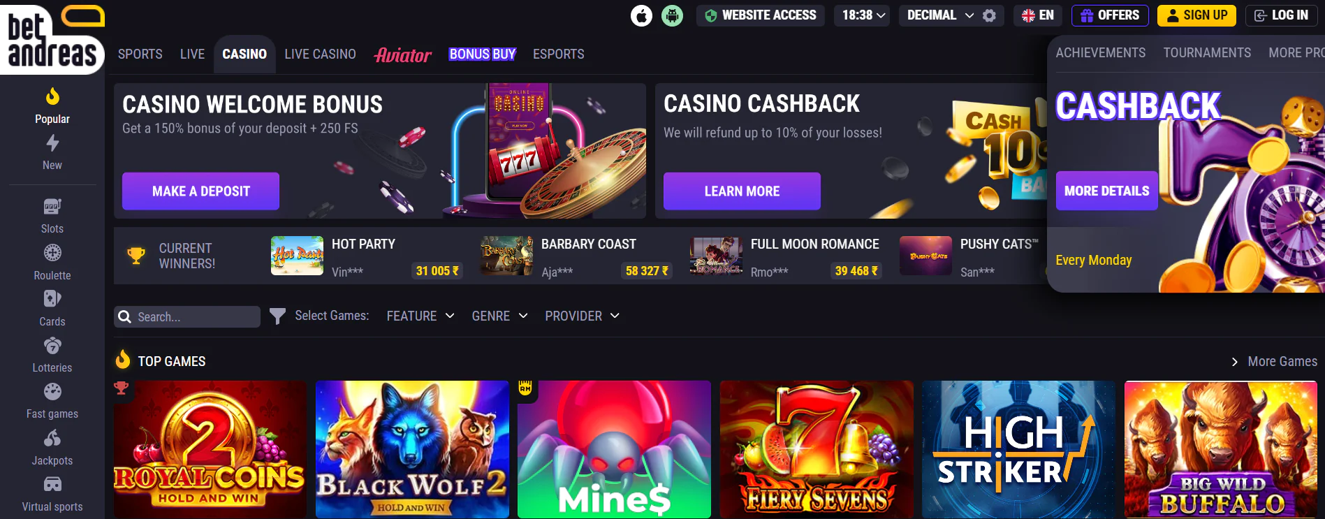 Online Casino Betandreas BD