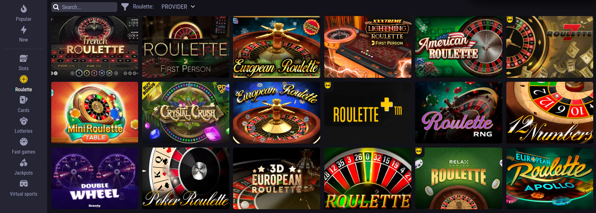 Play Roulette on Betandreas